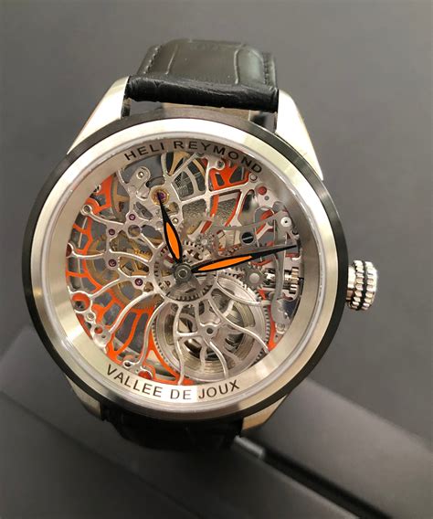 swiss skeleton watch